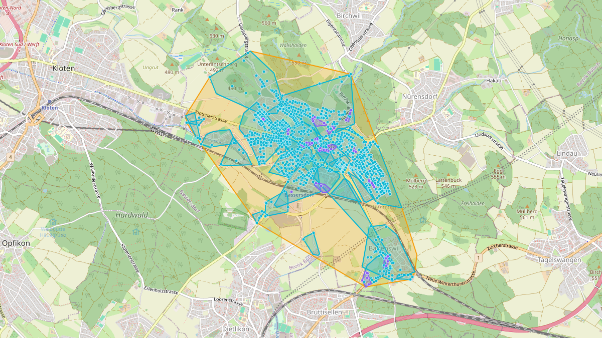 LEG Bassersdorf (ZH) – Netzgebiet 1