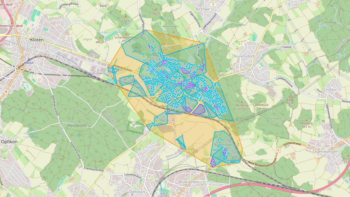 LEG Bassersdorf (ZH) – Netzgebiet 1