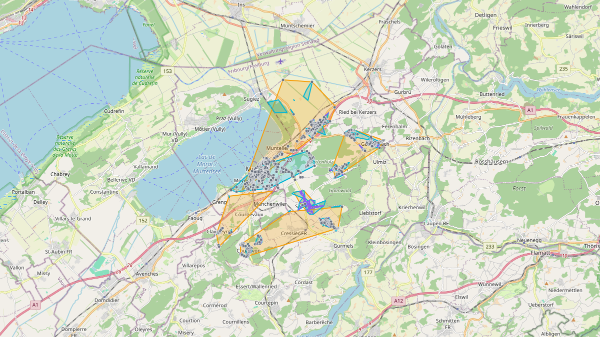 LEG-Potenzial-Karte von LEG Murten (FR)