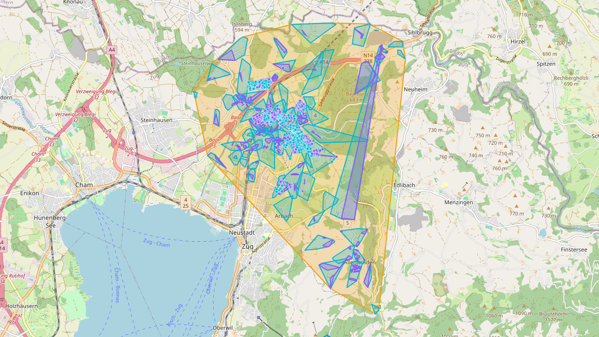 LEG Baar (ZG) – Netzgebiet 1