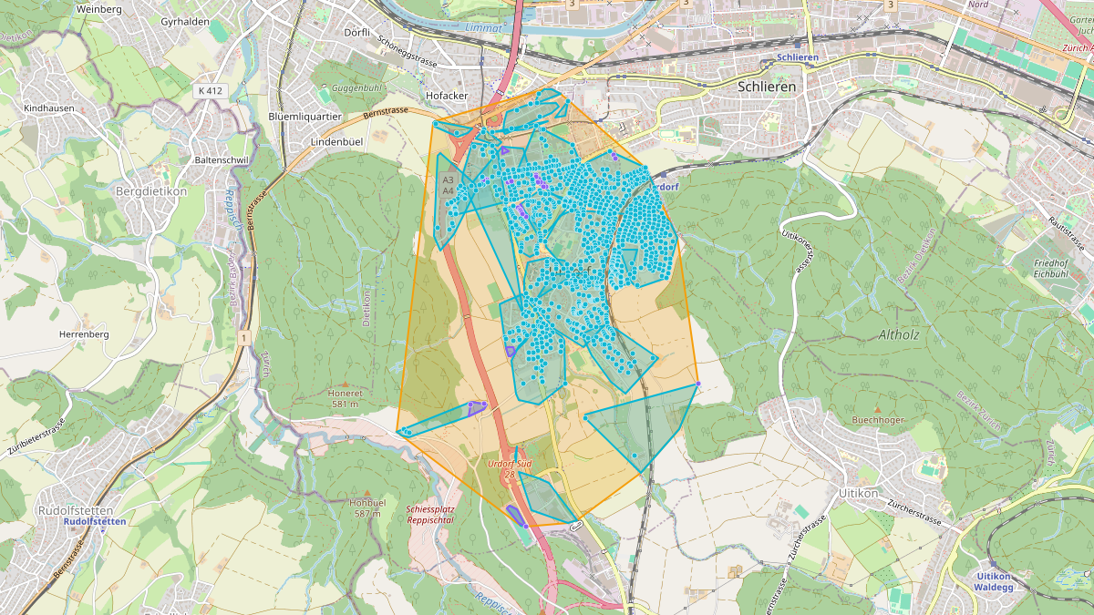 LEG Urdorf (ZH) – Netzgebiet 1