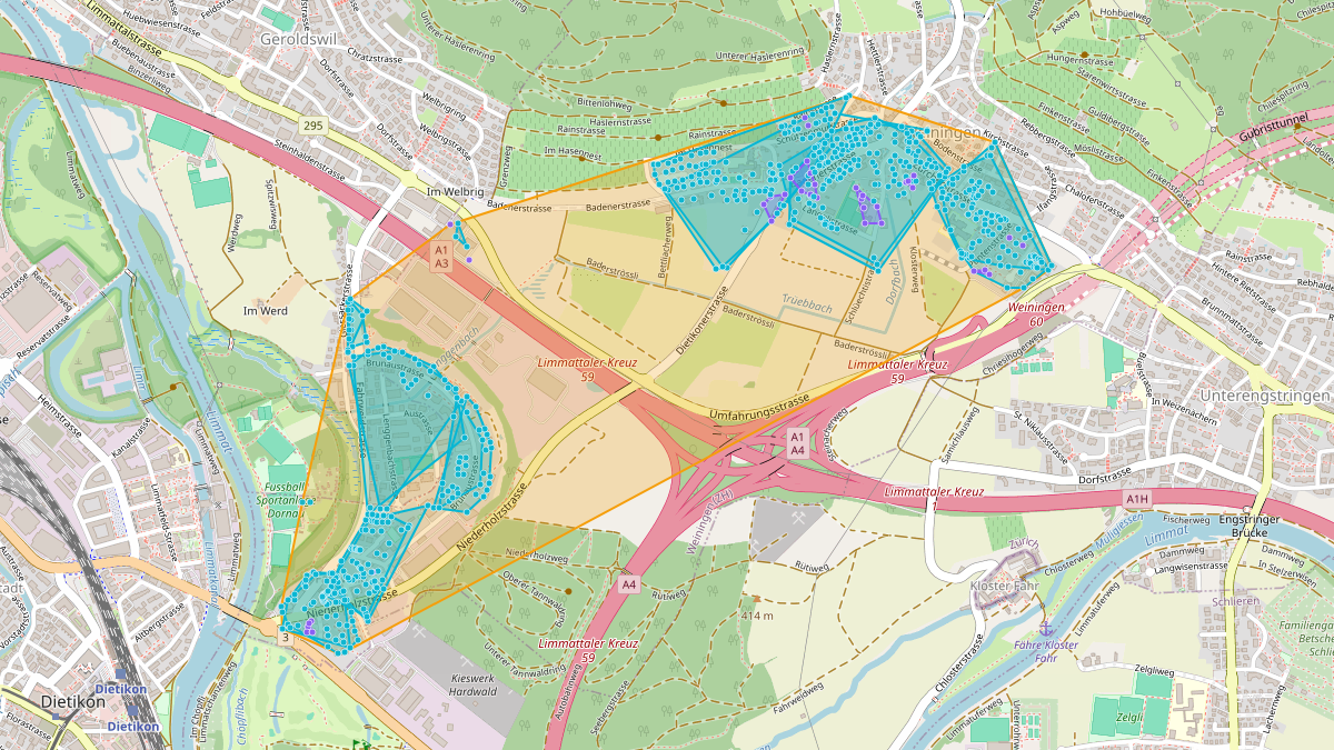 LEG Weiningen (ZH) – Netzgebiet 1