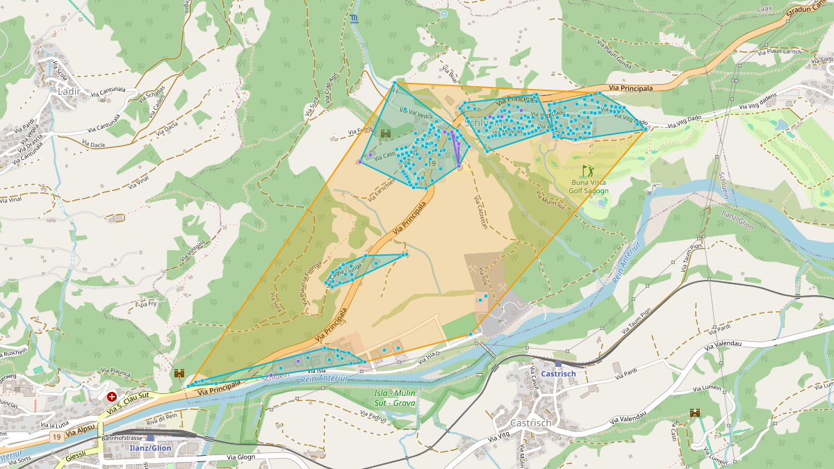 LEG Schluein (GR) – Unterwerk Schluein