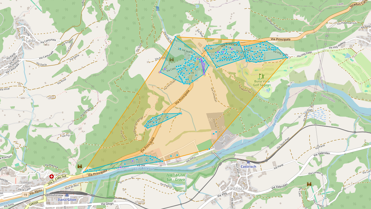 LEG Schluein (GR) – Unterwerk Schluein